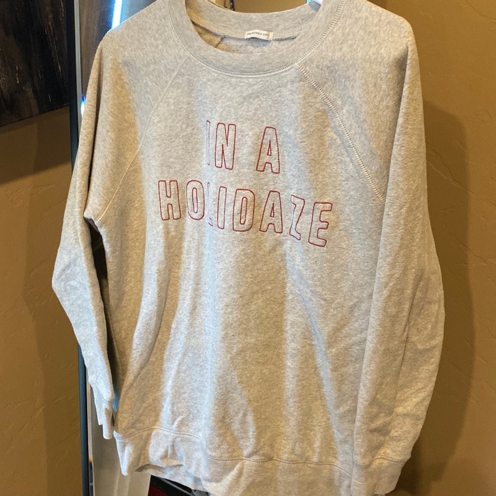 Festive Grey Crewneck